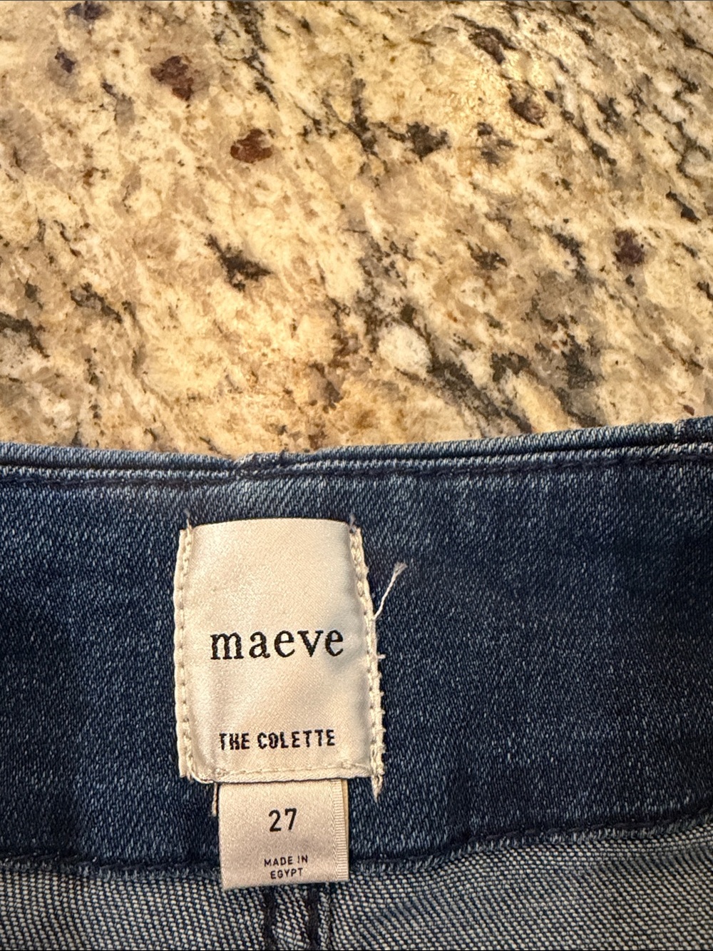 Anthropologie Maeve The Collette Denim Cropped Wide-Leg Jeans Sz 27 - Picture 10 of 12
